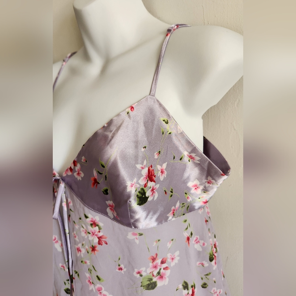 Victoria's Secret Slip Lulac Floral Dress - Picture 3 of 6
